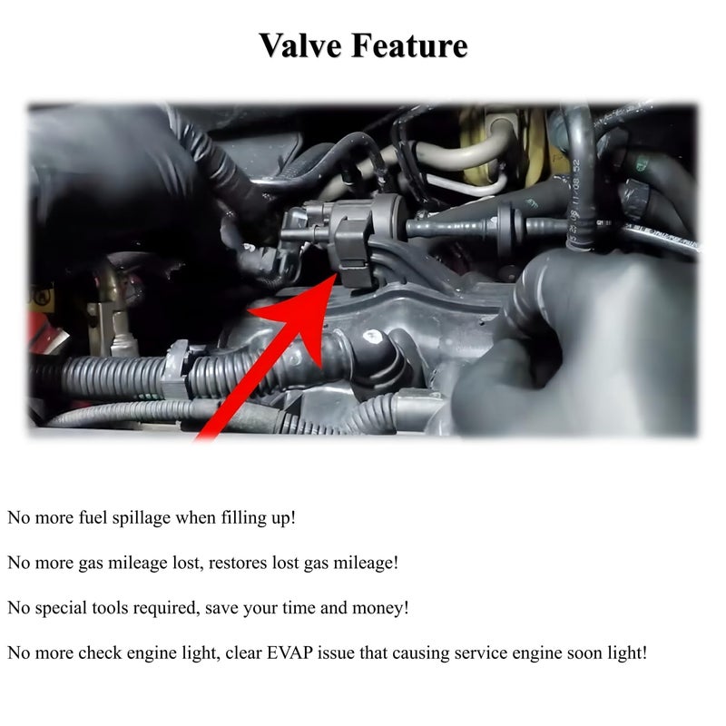 PANNUOSCS Vapor Canister Purge Valve Compatible with 2012-2021 Chevy Cruze Sonic Trax Buick Encore with 1.4L - Replaces 55573017 911-409 CP781 - Image 4